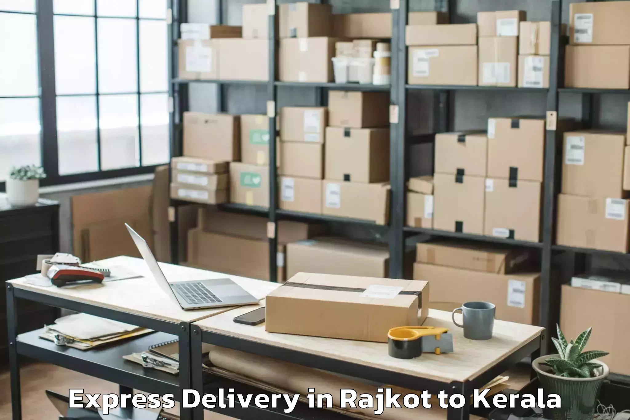 Trusted Rajkot to Chalakudy Express Delivery